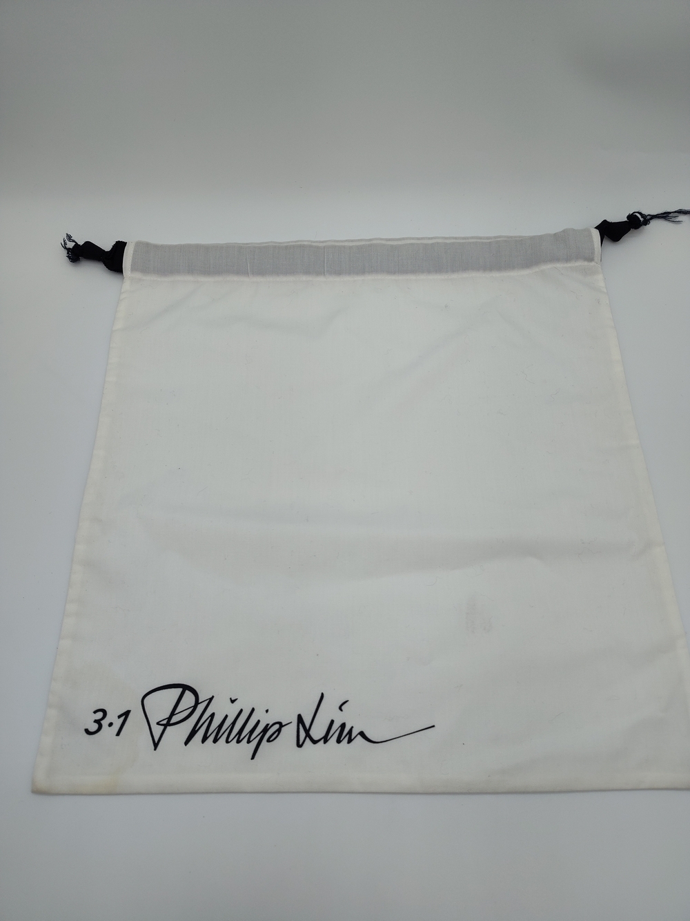 3.1 Phillip Lim Dust Bag 15.5x14.5 Cream Drawstring Storage Travel Pouch EUC